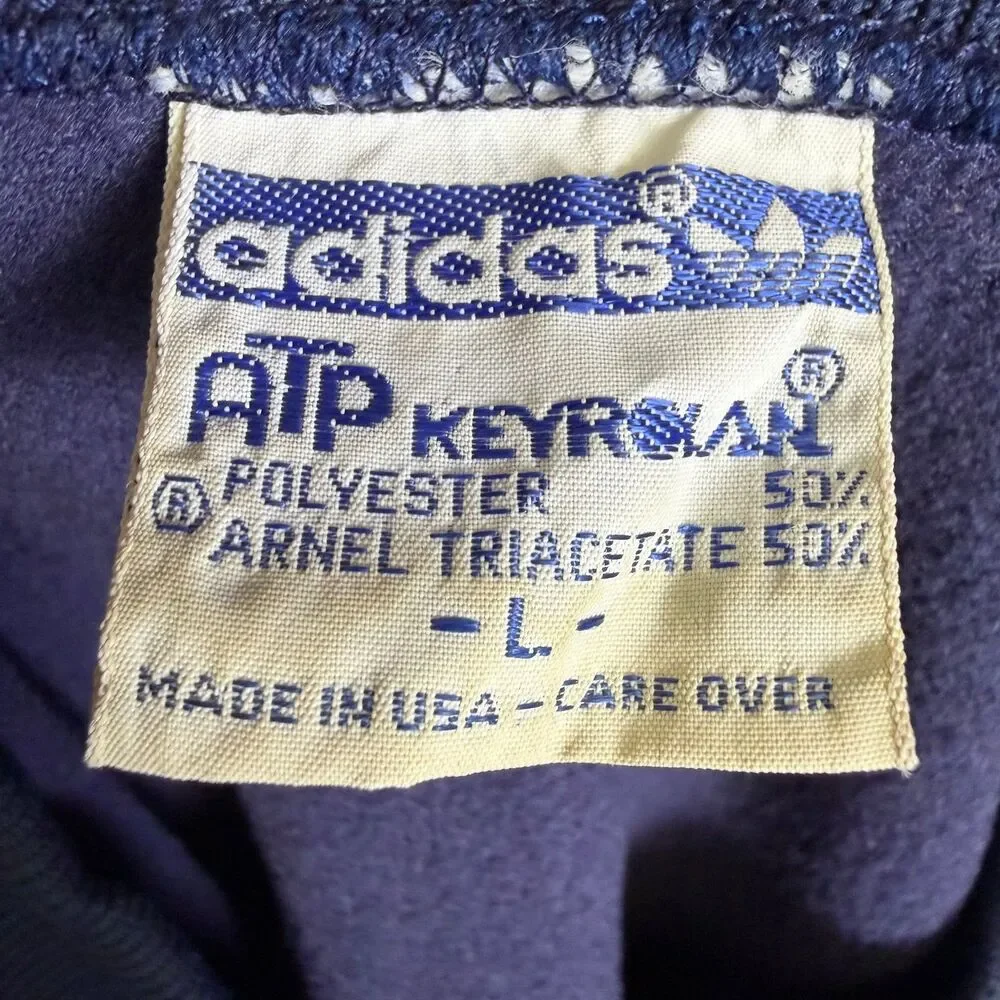 Adidas Vintage ATP Keyrolan Track Jacket Men's L Franklin & Marshall Tennis 80s